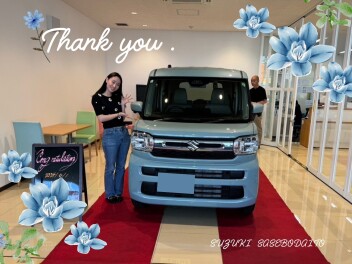 新型スペーシアをご納車させていただきました！